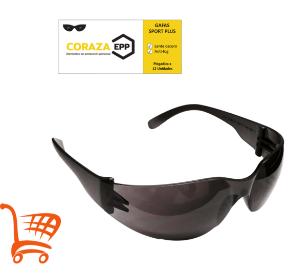 Empaque plegadizo de Gafas Sport Plus Coraza - 12 unidades