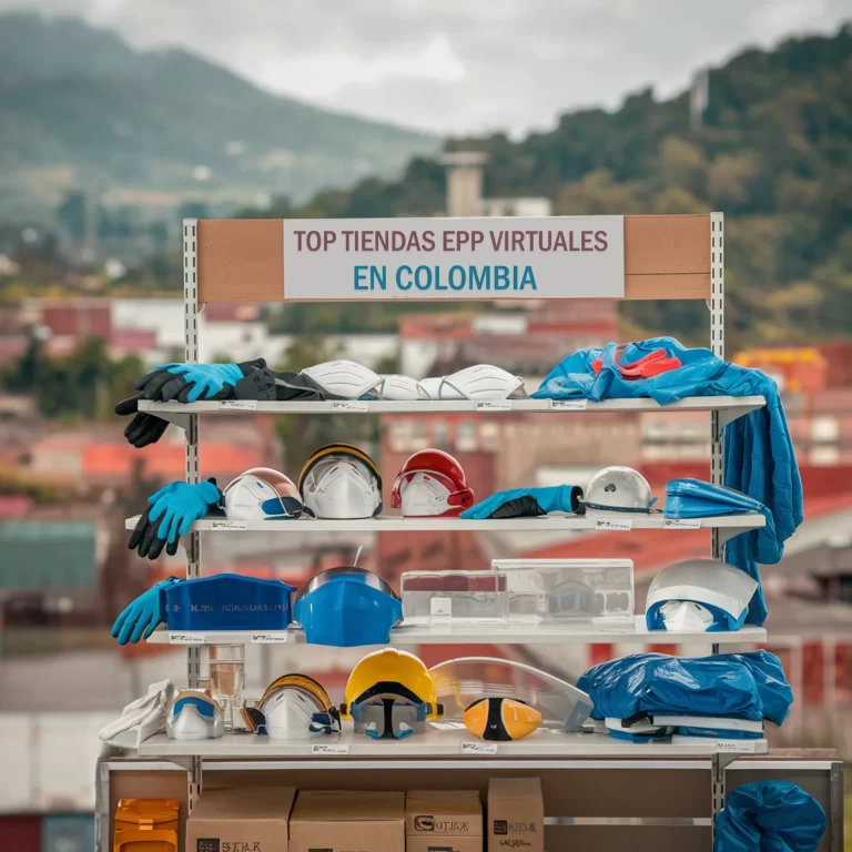 Tiendas virtuales de EPP en Colombia comparando productos de seguridad laboral