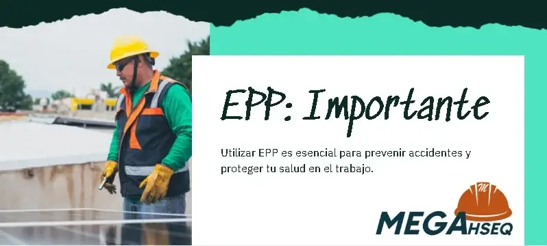 Trabajador utilizando EPP para garantizar la seguridad laboral.